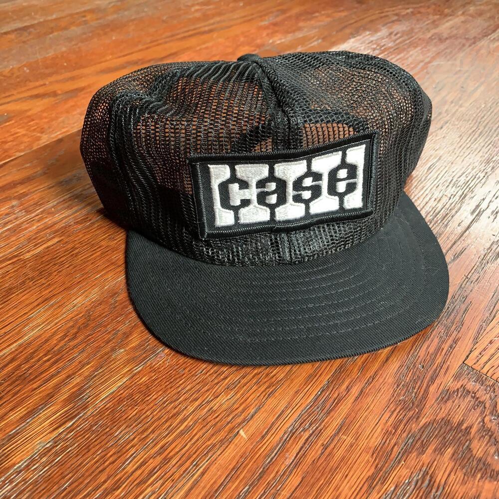 Case Patch Mesh Snapback Hat - Black And White Vi… - image 2